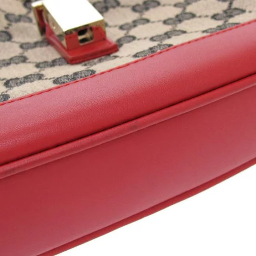 Gucci Jackie Hobo bag signature GG canvas red - Picture 9 of 9